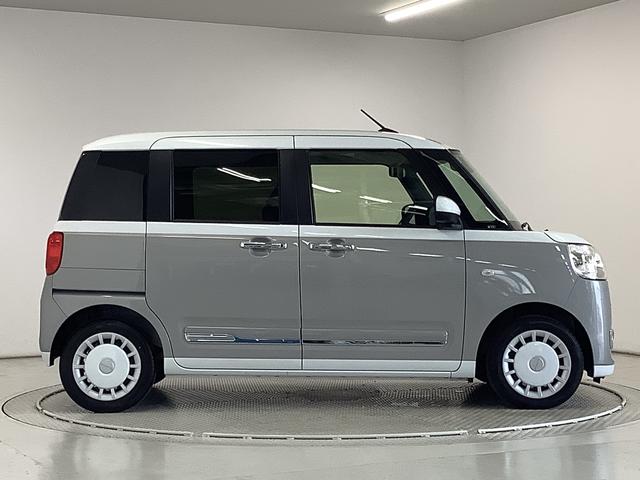 ムーヴキャンバスストライプスＧターボ　ワンオーナー　クルーズコントロール走行無制限１年保証　両側電動スライドドア　ワンオーナー　アダプティブクルーズコントロール　前後コーナーセンサー　前席シートヒーター　ホッとカップホルダー　オートマチックハイビーム　ＬＥＤヘッドライト（兵庫県）の中古車