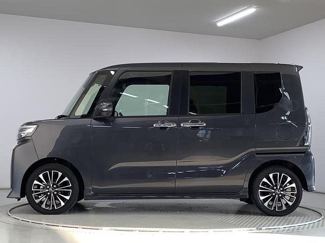 タントカスタムＲＳ　ターボ　両側電動スライドドア　コーナーセンサー走行無制限１年保証　両側電動スライドドア　前後コーナーセンサー　前席シートヒーター　オートマチックハイビーム　ＬＥＤヘッドライト　オートブレーキホールド　スマートキー　１５インチ純正アルミホイール（兵庫県）の中古車