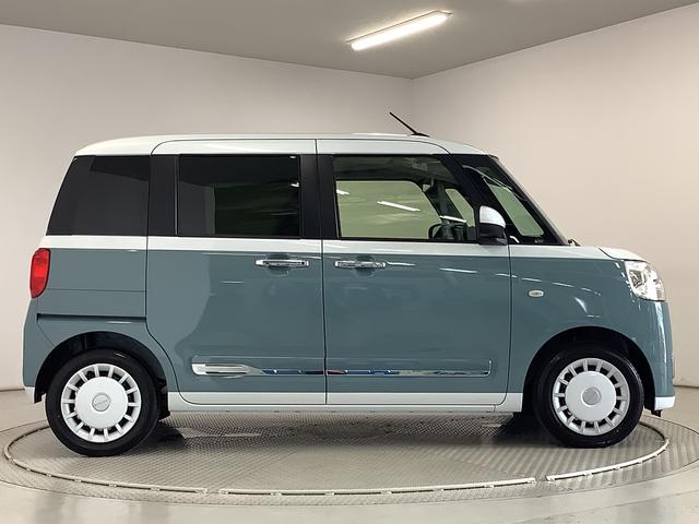 ムーヴキャンバスストライプスＧターボ　アダプティブクルーズコントロール走行無制限１年保証　両側電動スライドドア　アダプティブクルーズコントロール　前後コーナーセンサー　前席シートヒーター　ホッとカップホルダー　オートマチックハイビーム　ＬＥＤヘッドライト　スマートキー（兵庫県）の中古車