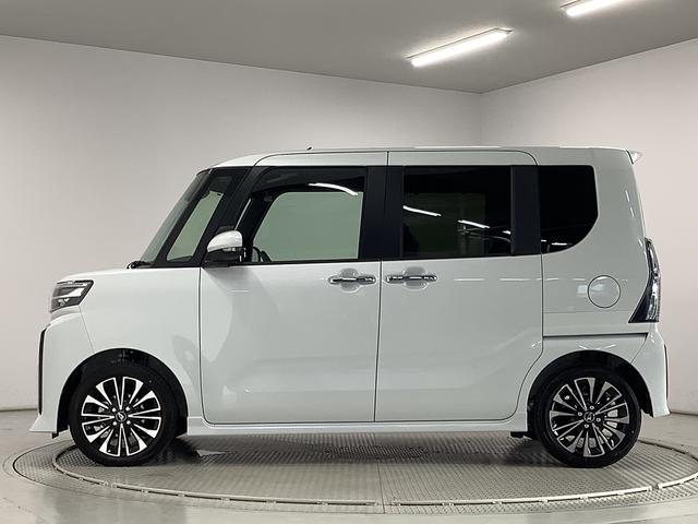 タントカスタムＲＳ　ターボ　両側電動スライドドア　コーナーセンサー走行無制限１年保証　両側電動スライドドア　前後コーナーセンサー　前席シートヒーター　オートマチックハイビーム　ＬＥＤヘッドライト　オートブレーキホールド　スマートキー　１５インチ純正アルミホイール（兵庫県）の中古車