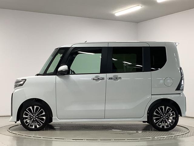 タントカスタムＲＳ　ターボ　両側電動スライドドア　コーナーセンサー走行無制限１年保証　両側電動スライドドア　前後コーナーセンサー　前席シートヒーター　オートマチックハイビーム　ＬＥＤヘッドライト　オートブレーキホールド　スマートキー　１５インチ純正アルミホイール（兵庫県）の中古車