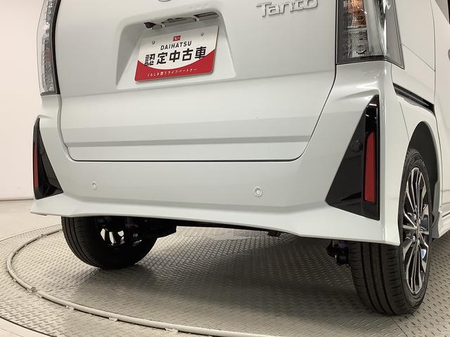 タントカスタムＲＳ　ターボ　両側電動スライドドア　コーナーセンサー走行無制限１年保証　両側電動スライドドア　前後コーナーセンサー　前席シートヒーター　オートマチックハイビーム　ＬＥＤヘッドライト　オートブレーキホールド　スマートキー　１５インチ純正アルミホイール（兵庫県）の中古車