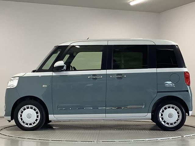 ムーヴキャンバスストライプスＧ　両側電動スライドドア　前後コーナーセンサー走行無制限１年保証　両側電動スライドドア　前後コーナーセンサー　前席シートヒーター　ホッとカップホルダー　オートマチックハイビーム　ＬＥＤヘッドライト　横滑り防止装置　スマートキー　置きラクボックス（兵庫県）の中古車