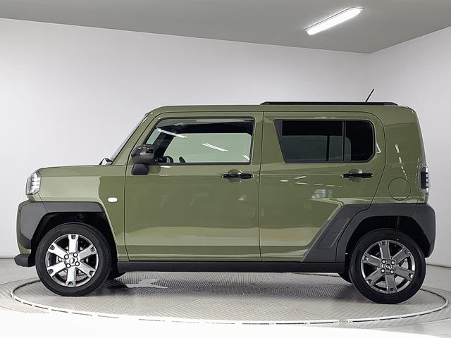 タフトＧ　ダーククロムベンチャー　雹害車両　１オーナー　純正アルミ雹害車両　１年保証　前後コーナーセンサー　１オーナー　前席シートヒーター　オートマチックハイビーム　ＬＥＤヘッドライト　横滑り防止装置　スマートキー　スカイフィールトップ　１５インチ純正アルミホイール（兵庫県）の中古車
