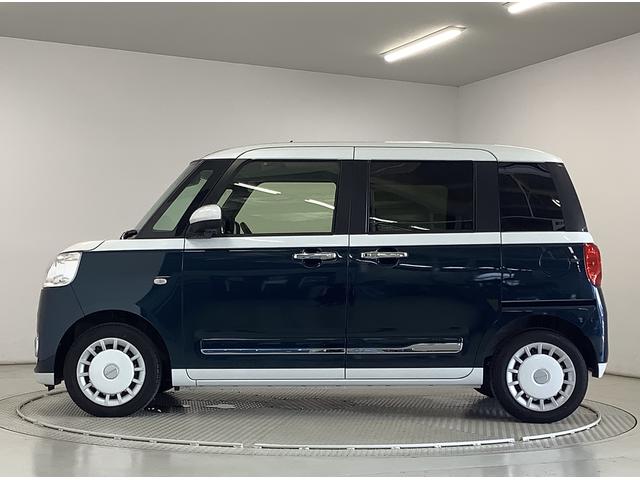 ムーヴキャンバスストライプスＧ　雹害車両　ナビＴＶ　ドラレコ　バックカメラ雹害車両　１年保証　ナビＴＶ　ドラレコ　バックカメラ　両側電動スライドドア　前後コーナーセンサー　前席シートヒーター　ブラインドスポットモニター　ＵＳＢ　Ｂｌｕｅｔｏｏｔｈ　オートマチックハイビーム（兵庫県）の中古車