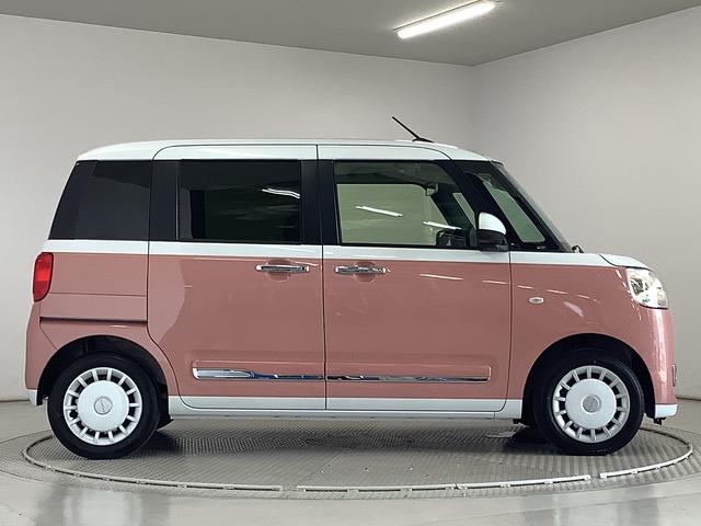 ムーヴキャンバスストライプスＧ　両側電動スライドドア　前後コーナーセンサー走行無制限１年保証　両側電動スライドドア　前後コーナーセンサー　前席シートヒーター　ホッとカップホルダー　オートマチックハイビーム　ＬＥＤヘッドライト　横滑り防止装置　スマートキー　スマートアシスト（兵庫県）の中古車
