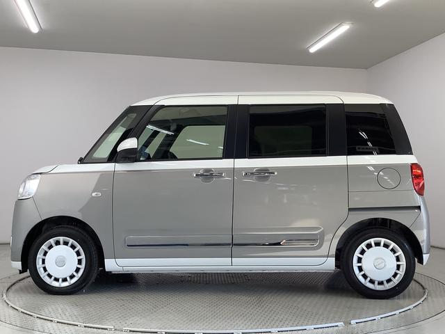 ムーヴキャンバスストライプスＧ　両側電動スライドドア　前後コーナーセンサー走行無制限１年保証　両側電動スライドドア　前後コーナーセンサー　前席シートヒーター　ホッとカップホルダー　オートマチックハイビーム　ＬＥＤヘッドライト　横滑り防止装置　スマートキー　置きラクボックス（兵庫県）の中古車