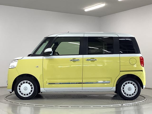 ムーヴキャンバスストライプスＧターボ　アダプティブクルーズコントロール走行無制限１年保証　両側電動スライドドア　アダプティブクルーズコントロール　前後コーナーセンサー　前席シートヒーター　ホッとカップホルダー　オートマチックハイビーム　ＬＥＤヘッドライト　スマートキー（兵庫県）の中古車