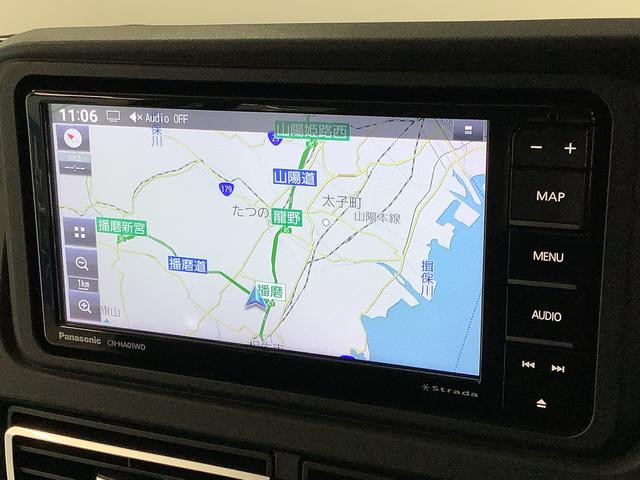 ハイゼットカーゴＤＸ　４ＷＤ　ＣＶＴ　ナビ　前後ドラレコ　バックカメラ１年保証　４ＷＤ　ＣＶＴ車　前後ドラレコ　ＥＴＣ　バックカメラ　前後コーナーセンサー　ＤＶＤ　オートマチックハイビーム　キーレスエントリー　アイドリングストップ　横滑り防止装置　オートライト（兵庫県）の中古車