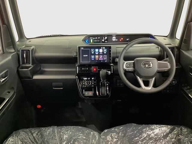 タントカスタムＲＳ　ターボ　９インチディスプレイオーディオ　ＵＳＢ１年保証　９インチディスプレイオーディオ　バックカメラ　両側電動スライドドア　前後コーナーセンサー　前席シートヒーター　ＵＳＢ　Ｂｌｕｅｔｏｏｔｈ　オートブレーキホールド　１５インチ純正アルミホイール（兵庫県）の中古車