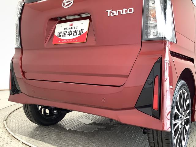 タントカスタムＲＳ　ターボ　９インチディスプレイオーディオ　ＵＳＢ１年保証　９インチディスプレイオーディオ　バックカメラ　両側電動スライドドア　前後コーナーセンサー　前席シートヒーター　ＵＳＢ　Ｂｌｕｅｔｏｏｔｈ　オートブレーキホールド　１５インチ純正アルミホイール（兵庫県）の中古車