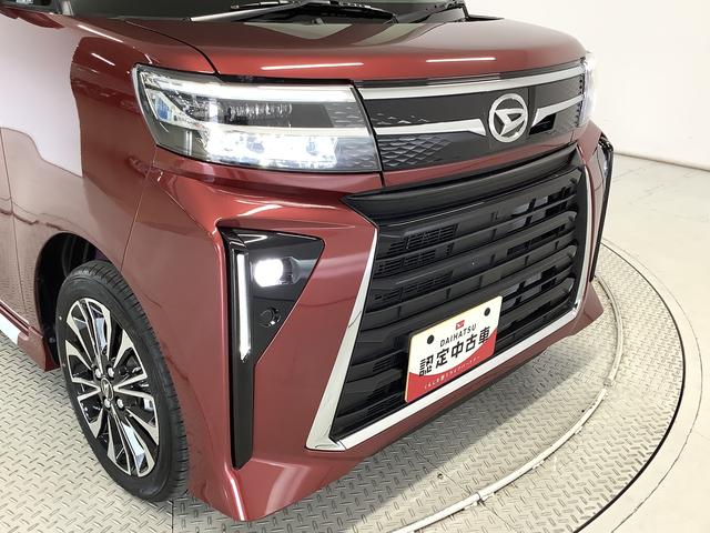 タントカスタムＲＳ　ターボ　９インチディスプレイオーディオ　ＵＳＢ１年保証　９インチディスプレイオーディオ　バックカメラ　両側電動スライドドア　前後コーナーセンサー　前席シートヒーター　ＵＳＢ　Ｂｌｕｅｔｏｏｔｈ　オートブレーキホールド　１５インチ純正アルミホイール（兵庫県）の中古車