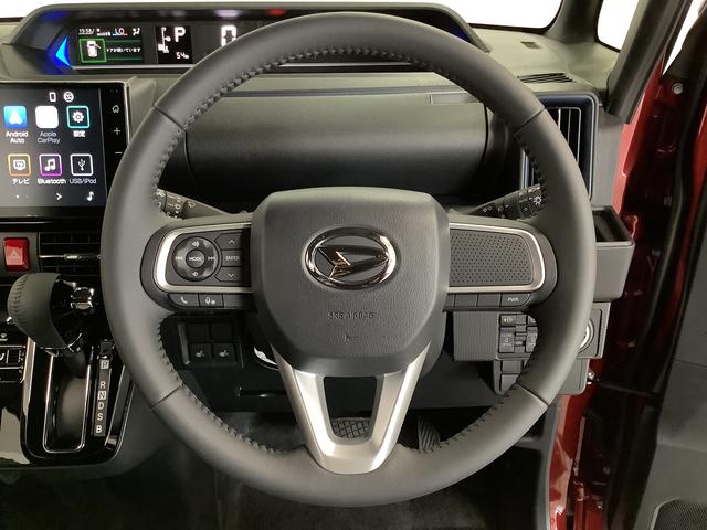 タントカスタムＲＳ　ターボ　９インチディスプレイオーディオ　ＵＳＢ１年保証　９インチディスプレイオーディオ　バックカメラ　両側電動スライドドア　前後コーナーセンサー　前席シートヒーター　ＵＳＢ　Ｂｌｕｅｔｏｏｔｈ　オートブレーキホールド　１５インチ純正アルミホイール（兵庫県）の中古車