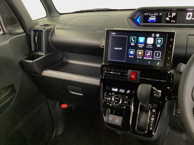 タントカスタムＲＳ　ターボ　９インチディスプレイオーディオ　ＵＳＢ１年保証　９インチディスプレイオーディオ　バックカメラ　両側電動スライドドア　前後コーナーセンサー　前席シートヒーター　ＵＳＢ　Ｂｌｕｅｔｏｏｔｈ　オートブレーキホールド　１５インチ純正アルミホイール（兵庫県）の中古車