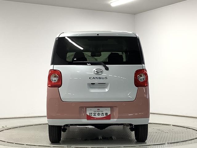 ムーヴキャンバスストライプスＧターボ　４ＷＤ　クルコン　両側電動スライドドア走行無制限１年保証　両側電動スライドドア　４ＷＤ　アダプティブクルーズコントロール　前後コーナーセンサー　前席シートヒーター　ホッとカップホルダー　オートマチックハイビーム　オートブレーキホールド（兵庫県）の中古車