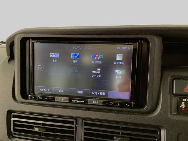 ハイゼットカーゴクルーズ　５ＭＴ　ワンオーナー　ナビ　バックカメラ　キーレス１年保証　ワンオーナー　ＭＴ車　ナビＴＶ　バックカメラ　前後コーナーセンサー　ＤＶＤ　ＵＳＢ　キーレスエントリー　アイドリングストップ　横滑り防止装置　オートライト　ドアバイザー　電動格納ドアミラー（兵庫県）の中古車