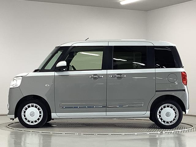 ムーヴキャンバスストライプスＧターボ　ワンオーナー　クルーズコントロール走行無制限１年保証　両側電動スライドドア　ワンオーナー　アダプティブクルーズコントロール　前後コーナーセンサー　前席シートヒーター　ホッとカップホルダー　オートマチックハイビーム　ＬＥＤヘッドライト（兵庫県）の中古車