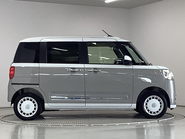 ムーヴキャンバスストライプスＧ　４ＷＤ　両側電動スライド　前席シートヒーター走行無制限１年保証　両側電動スライドドア　４ＷＤ　前後コーナーセンサー　前席シートヒーター　ホッとカップホルダー　オートマチックハイビーム　ＬＥＤヘッドライト　横滑り防止装置　スマートキー　スマアシ（兵庫県）の中古車