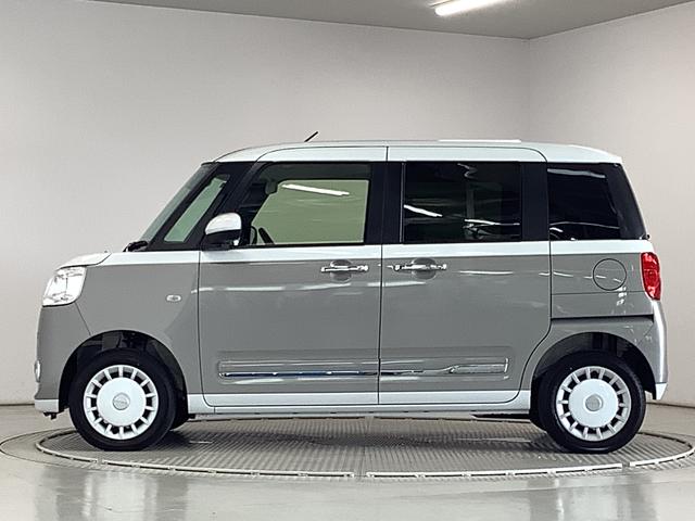 ムーヴキャンバスストライプスＧ　４ＷＤ　両側電動スライド　前席シートヒーター走行無制限１年保証　両側電動スライドドア　４ＷＤ　前後コーナーセンサー　前席シートヒーター　ホッとカップホルダー　オートマチックハイビーム　ＬＥＤヘッドライト　横滑り防止装置　スマートキー　スマアシ（兵庫県）の中古車