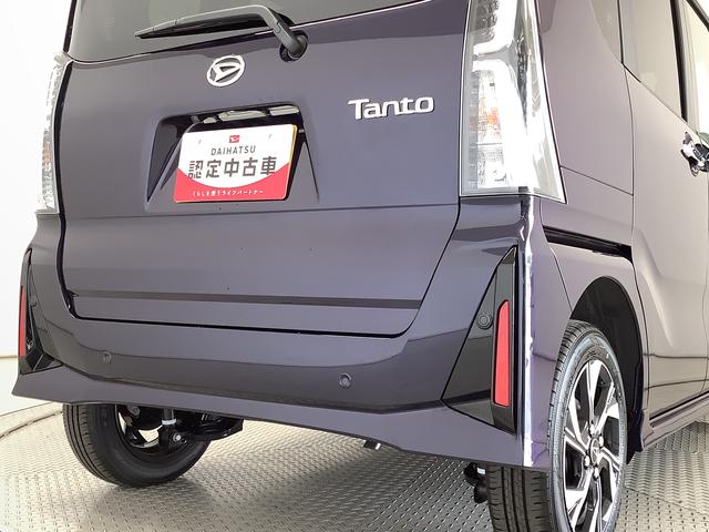 タントカスタムＸ　両側電動スライド　コーナーセンサー　スマートキー走行無制限１年保証　両側電動スライドドア　前後コーナーセンサー　前席シートヒーター　オートマチックハイビーム　ＬＥＤヘッドライト　オートブレーキホールド　スマートキー　１４インチ純正アルミホイール（兵庫県）の中古車