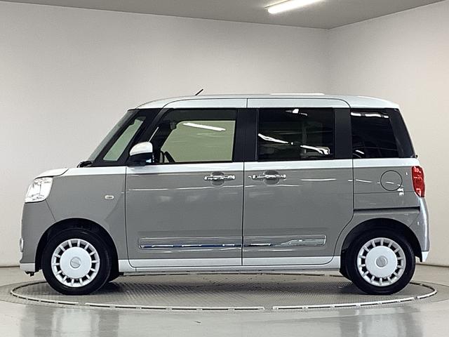 ムーヴキャンバスストライプスG 両側電動スライドドア 前後コーナーセンサー走行無制限1年保証 両側電動スライドドア 前後コーナーセンサー 前席シートヒーター ホッとカップホルダー オートマチックハイビーム LEDヘッドライト 横滑り防止装置 スマートキー スマートアシスト(兵庫県)の中古車