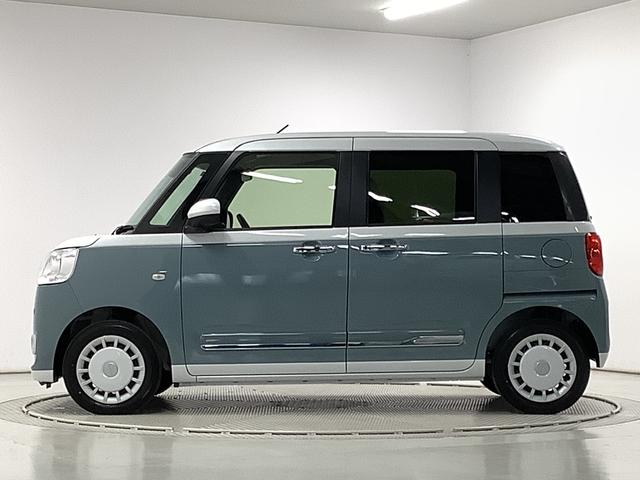 ムーヴキャンバスストライプスＧ　両側電動スライドドア　前後コーナーセンサー走行無制限１年保証　両側電動スライドドア　前後コーナーセンサー　前席シートヒーター　ホッとカップホルダー　オートマチックハイビーム　ＬＥＤヘッドライト　横滑り防止装置　スマートキー　スマートアシスト（兵庫県）の中古車