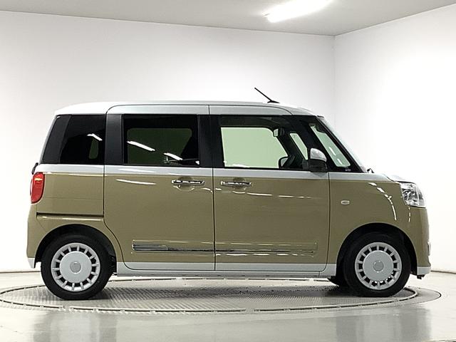 ムーヴキャンバスストライプスＧ　両側電動スライドドア　前席シートヒーター走行無制限１年保証　両側電動スライドドア　前後コーナーセンサー　前席シートヒーター　ホッとカップホルダー　オートマチックハイビーム　ＬＥＤヘッドライト　横滑り防止装置　スマートキー　置きラクボックス（兵庫県）の中古車