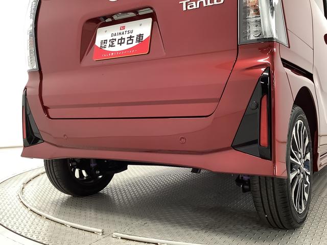 タントカスタムＲＳ　ターボ　両側電動スライドドア　コーナーセンサー走行無制限１年保証　両側電動スライドドア　前後コーナーセンサー　前席シートヒーター　オートマチックハイビーム　ＬＥＤヘッドライト　オートブレーキホールド　スマートキー　１５インチ純正アルミホイール（兵庫県）の中古車