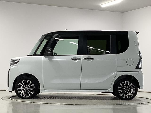 タントカスタムＲＳ　ターボ　４ＷＤ　９インチディスプレイオーディオ１年保証　９インチディスプレイオーディオ　４ＷＤ　全方位カメラ　両側電動スライドドア　前後コーナーセンサー　前席シートヒーター　Ｂｌｕｅｔｏｏｔｈ　ＬＥＤヘッドライト　１５インチ純正アルミホイール（兵庫県）の中古車