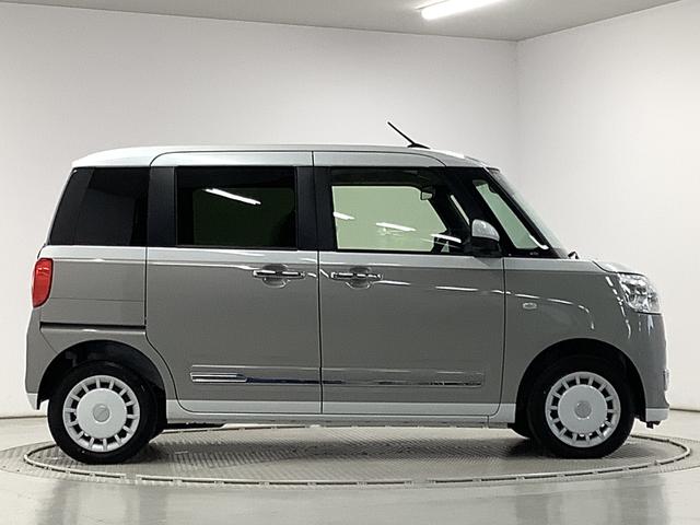 ムーヴキャンバスストライプスＧターボ　４ＷＤ　９インチディスプレイオーディオ１年保証　９インチディスプレイオーディオ　４ＷＤ　バックカメラ　アダプティブクルーズコントロール　両側電動スライドドア　前後コーナーセンサー　シートヒーター　ホッとカップホルダー　Ｑｉワイヤレス充電（兵庫県）の中古車