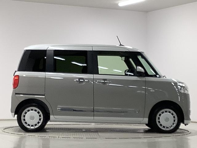 ムーヴキャンバスストライプスＧ　両側電動スライドドア　前後コーナーセンサー走行無制限１年保証　両側電動スライドドア　前後コーナーセンサー　前席シートヒーター　ホッとカップホルダー　オートマチックハイビーム　ＬＥＤヘッドライト　横滑り防止装置　スマートキー　スマートアシスト（兵庫県）の中古車