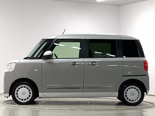 ムーヴキャンバスストライプスＧ　両側電動スライドドア　前後コーナーセンサー走行無制限１年保証　両側電動スライドドア　前後コーナーセンサー　前席シートヒーター　ホッとカップホルダー　オートマチックハイビーム　ＬＥＤヘッドライト　横滑り防止装置　スマートキー　スマートアシスト（兵庫県）の中古車