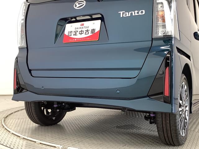 タントカスタムＲＳ　ターボ　両側電動スライドドア　コーナーセンサー走行無制限１年保証　両側電動スライドドア　前後コーナーセンサー　前席シートヒーター　オートマチックハイビーム　ＬＥＤヘッドライト　オートブレーキホールド　スマートキー　１５インチ純正アルミホイール（兵庫県）の中古車