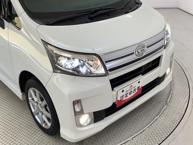 ムーヴカスタム　Ｘ　ＳＡ　ナビ　バックカメラ　ＬＥＤヘッドライト走行無制限１年保証　ナビ　バックカメラ　ワンセグＴＶ　ＵＳＢ接続　ＬＥＤヘッドライト　アイドリングストップ　プッシュスタート　横滑り防止装置　オートライト　オートエアコン　１４インチ純正アルミホイール（兵庫県）の中古車