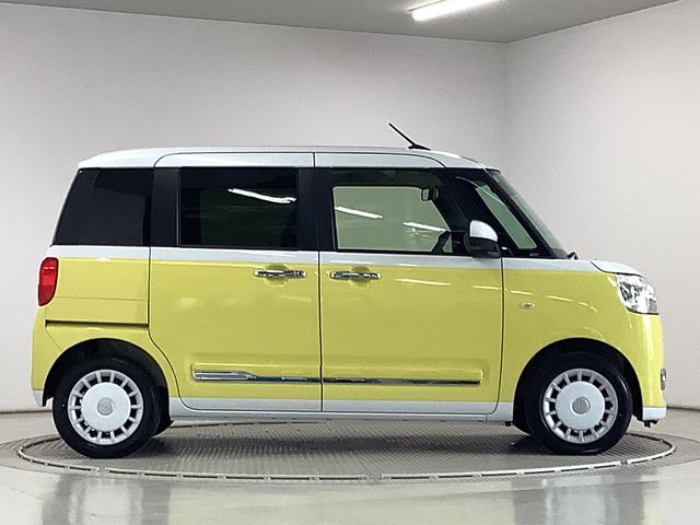 ムーヴキャンバスストライプスＧターボ　アダプティブクルーズコントロール走行無制限１年保証　両側電動スライドドア　アダプティブクルーズコントロール　前後コーナーセンサー　前席シートヒーター　ホッとカップホルダー　オートマチックハイビーム　ＬＥＤヘッドライト　スマートキー（兵庫県）の中古車