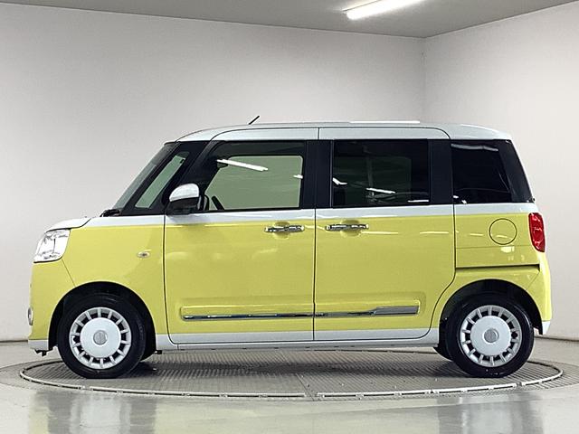 ムーヴキャンバスストライプスＧターボ　アダプティブクルーズコントロール走行無制限１年保証　両側電動スライドドア　アダプティブクルーズコントロール　前後コーナーセンサー　前席シートヒーター　ホッとカップホルダー　オートマチックハイビーム　ＬＥＤヘッドライト　スマートキー（兵庫県）の中古車