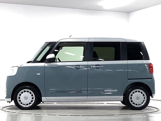 ムーヴキャンバスストライプスＧターボ　ワンオーナー　クルーズコントロール走行無制限１年保証　両側電動スライドドア　ワンオーナー　アダプティブクルーズコントロール　前後コーナーセンサー　前席シートヒーター　ホッとカップホルダー　オートマチックハイビーム　ＬＥＤヘッドライト（兵庫県）の中古車