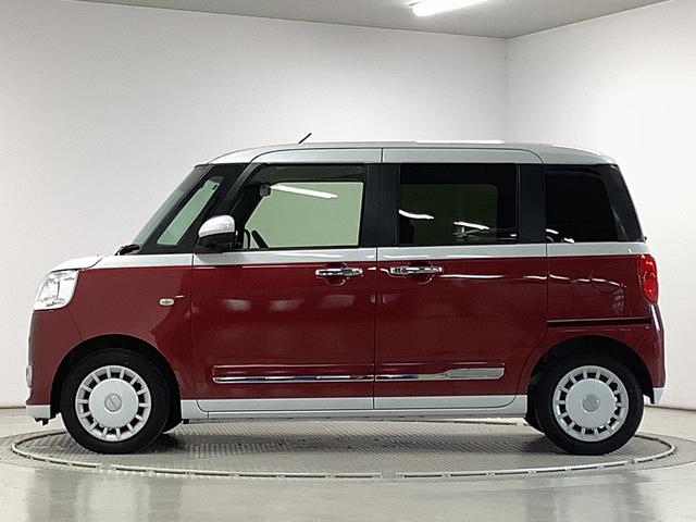 ムーヴキャンバスストライプスGターボ アダプティブクルーズコントロール走行無制限1年保証 両側電動スライドドア アダプティブクルーズコントロール 前後コーナーセンサー 前席シートヒーター ホッとカップホルダー オートマチックハイビーム LEDヘッドライト スマートキー(兵庫県)の中古車