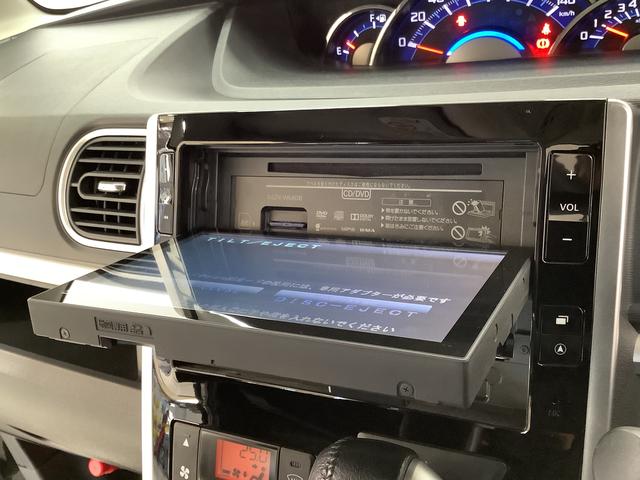 タントカスタムRS SA ターボ 4WD 1オーナー 8インチナビ1年保証 ワンオーナー 8インチナビTV 4WD 両側電動スライドドア DVD USB Bluetooth LEDヘッドライト アイドリングストップ プッシュスタート 15インチ純正アルミホイール(兵庫県)の中古車