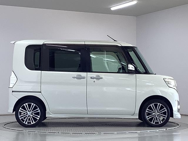 タントカスタムRS SA ターボ 4WD 1オーナー 8インチナビ1年保証 ワンオーナー 8インチナビTV 4WD 両側電動スライドドア DVD USB Bluetooth LEDヘッドライト アイドリングストップ プッシュスタート 15インチ純正アルミホイール(兵庫県)の中古車