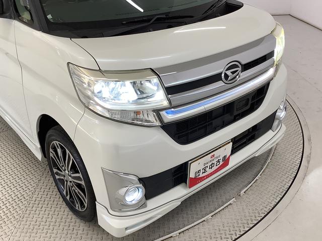 タントカスタムRS SA ターボ 4WD 1オーナー 8インチナビ1年保証 ワンオーナー 8インチナビTV 4WD 両側電動スライドドア DVD USB Bluetooth LEDヘッドライト アイドリングストップ プッシュスタート 15インチ純正アルミホイール(兵庫県)の中古車