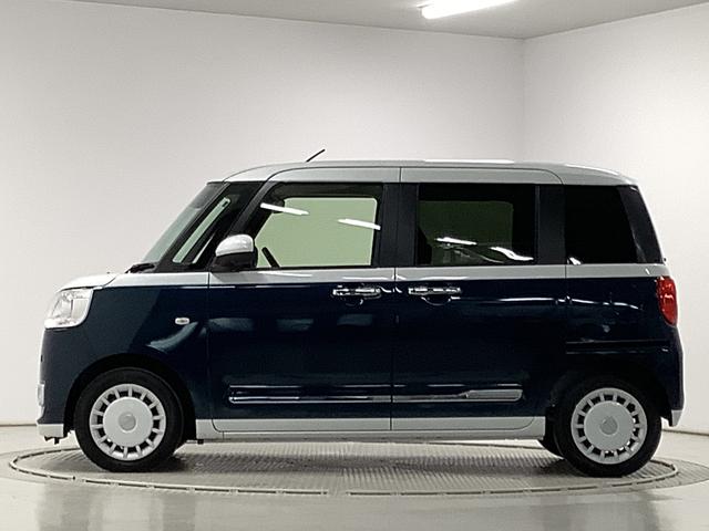 ムーヴキャンバスストライプスＧターボ　ワンオーナー　クルーズコントロール走行無制限１年保証　両側電動スライドドア　ワンオーナー　アダプティブクルーズコントロール　前後コーナーセンサー　前席シートヒーター　ホッとカップホルダー　オートマチックハイビーム　ＬＥＤヘッドライト（兵庫県）の中古車