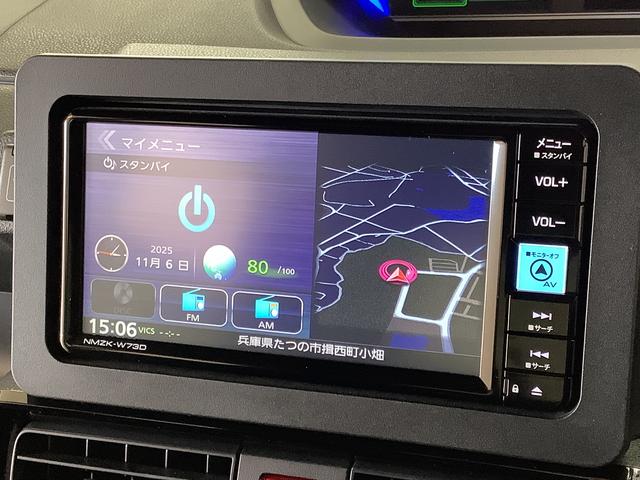 タントカスタムＸ　１オーナー　ナビ　ドラレコ　ＥＴＣ　バックカメラ１年保証　ワンオーナー　ナビＴＶ　ＥＴＣ　ドラレコ　バックカメラ　両側電動スライドドア　前席シートヒーター　前後コーナーセンサー　ＵＳＢ　Ｂｌｕｅｔｏｏｔｈ　スマートキー　１４インチ純正アルミホイール（兵庫県）の中古車