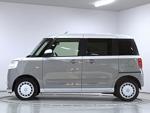 ムーヴキャンバスストライプスＧターボ　４ＷＤ　ワンオーナー　両側電動スライド走行無制限１年保証　両側電動スライドドア　４ＷＤ　ワンオーナー　アダプティブクルーズコントロール　前後コーナーセンサー　前席シートヒーター　ホッとカップホルダー　オートマチックハイビーム　スマートキー（兵庫県）の中古車