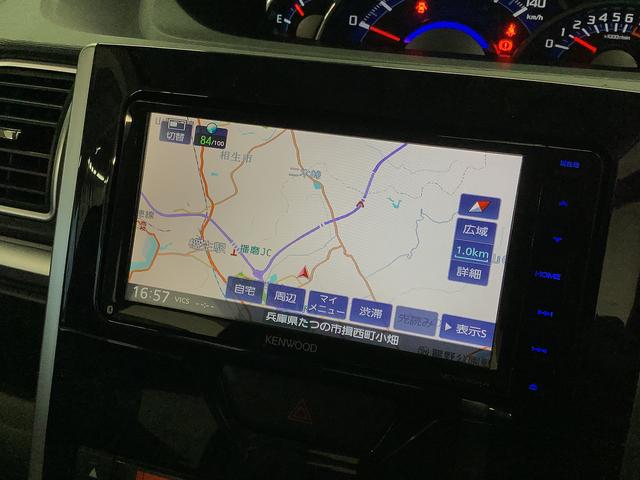 タントカスタムRS トップエディションSAIII ターボ ナビTV1年保証 ワンオーナー ナビTV USB バックカメラ 両側電動スライドドア リアコーナーセンサー 運転席シートヒーター DVD Bluetooth LEDヘッドライト 15インチ純正アルミホイール(兵庫県)の中古車