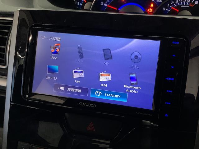 タントカスタムRS トップエディションSAIII ターボ ナビTV1年保証 ワンオーナー ナビTV USB バックカメラ 両側電動スライドドア リアコーナーセンサー 運転席シートヒーター DVD Bluetooth LEDヘッドライト 15インチ純正アルミホイール(兵庫県)の中古車