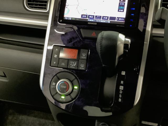 タントカスタムRS トップエディションSAIII ターボ ナビTV1年保証 ワンオーナー ナビTV USB バックカメラ 両側電動スライドドア リアコーナーセンサー 運転席シートヒーター DVD Bluetooth LEDヘッドライト 15インチ純正アルミホイール(兵庫県)の中古車