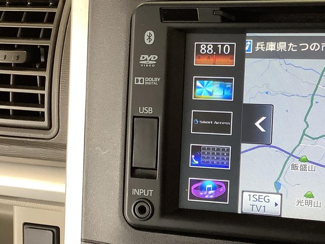 タントＸターボ　スマートセレクションＳＡ＆ＳＮ　ナビＴＶ　ＥＴＣ１年保証　ナビＴＶ　ＥＴＣ　バックカメラ　両側電動スライドドア　ＤＶＤ　ＵＳＢ　ＨＤＭＩ　Ｂｌｕｅｔｏｏｔｈ　アイドリングストップ　プッシュスタート　横滑り防止装置　オートライト　オートエアコン（兵庫県）の中古車