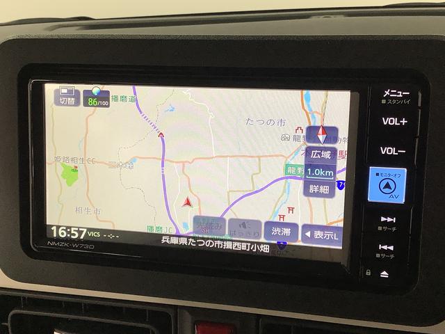 ムーヴキャンバスストライプスＧ　ワンオーナー　ナビＴＶ　ドラレコ　ＥＴＣ１年保証　ワンオーナー　ナビＴＶ　ＥＴＣ　ドラレコ　全方位カメラ　両側電動スライドドア　前後コーナーセンサー　前席シートヒーター　ホッとカップホルダー　Ｂｌｕｅｔｏｏｔｈ　オートマチックハイビーム（兵庫県）の中古車