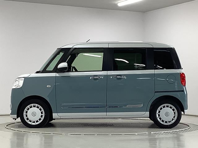 ムーヴキャンバスストライプスＧターボ　クルコン　コーナーセンサー　両側電動走行無制限１年保証　両側電動スライドドア　アダプティブクルーズコントロール　前後コーナーセンサー　前席シートヒーター　ホッとカップホルダー　オートマチックハイビーム　ＬＥＤヘッドライト　スマートキー（兵庫県）の中古車